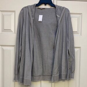 NWT LOFT stripe cardigan